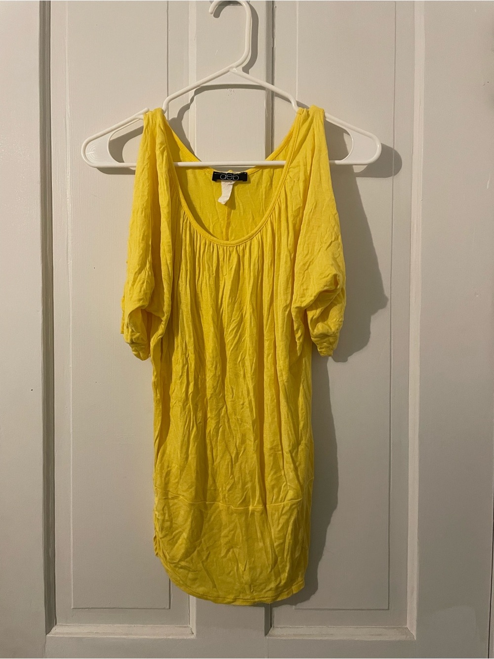 Deb Bright Yellow Scoop Neck Tunic